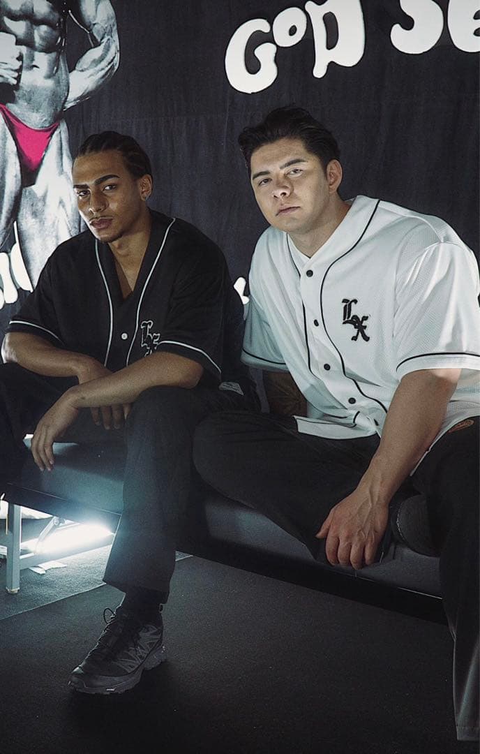 【新品未使用】LYFT x GODXXX ベースボールシャツ　白　L リフト