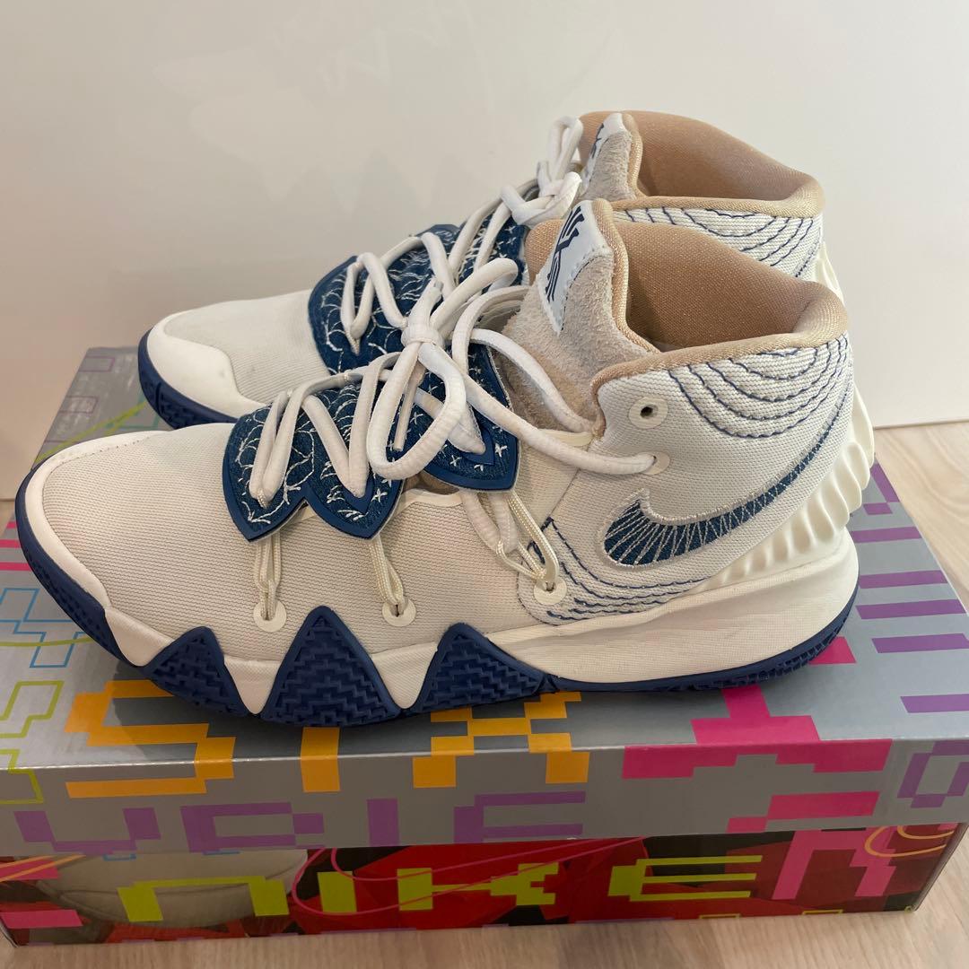 KYBRID S2 EP SASHIKO バスケットシューズ ホワイト/ネイビー