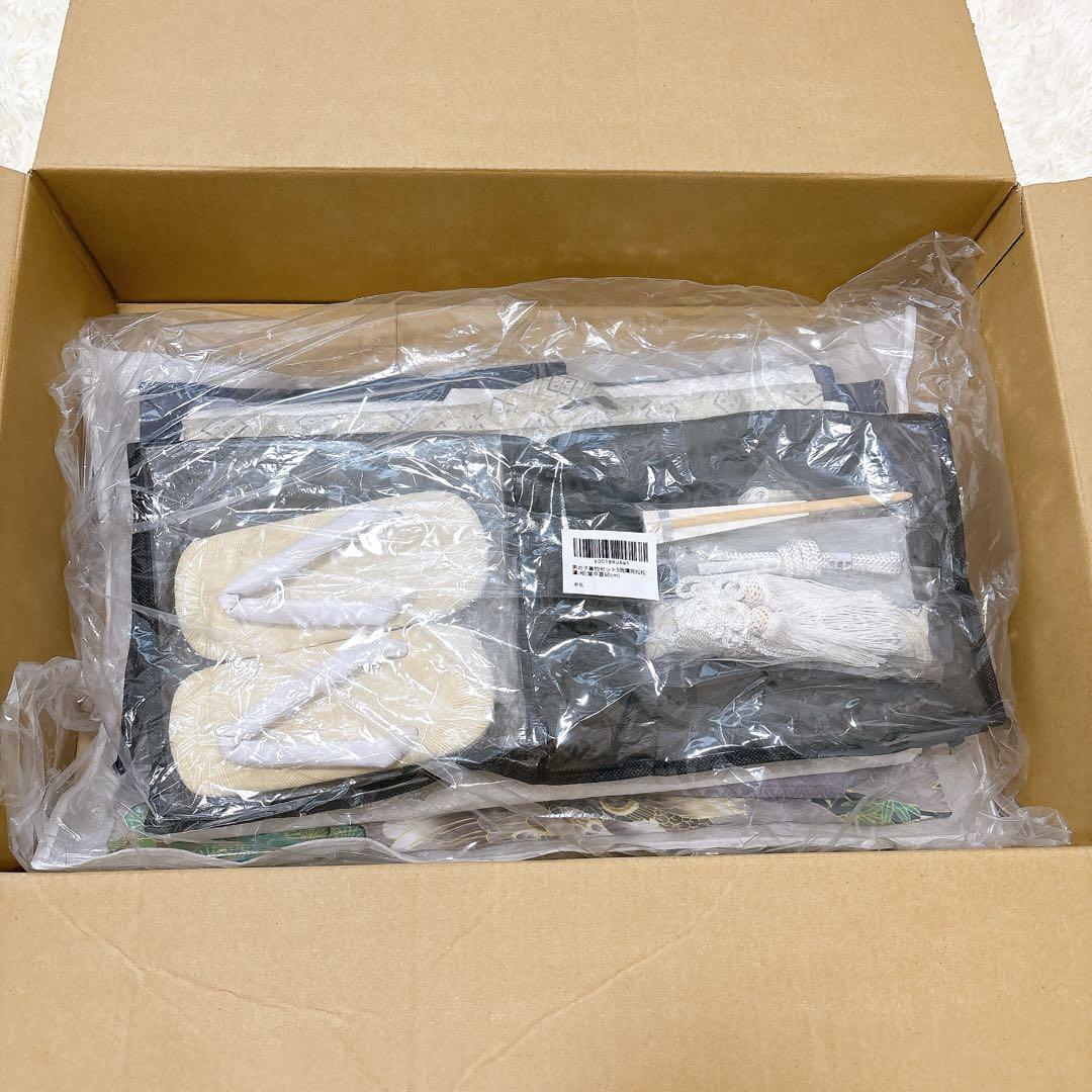 キョウエツ 七五三 男の子 5歳 着物 袴 フルセット 紺色 鷹 限定価格！