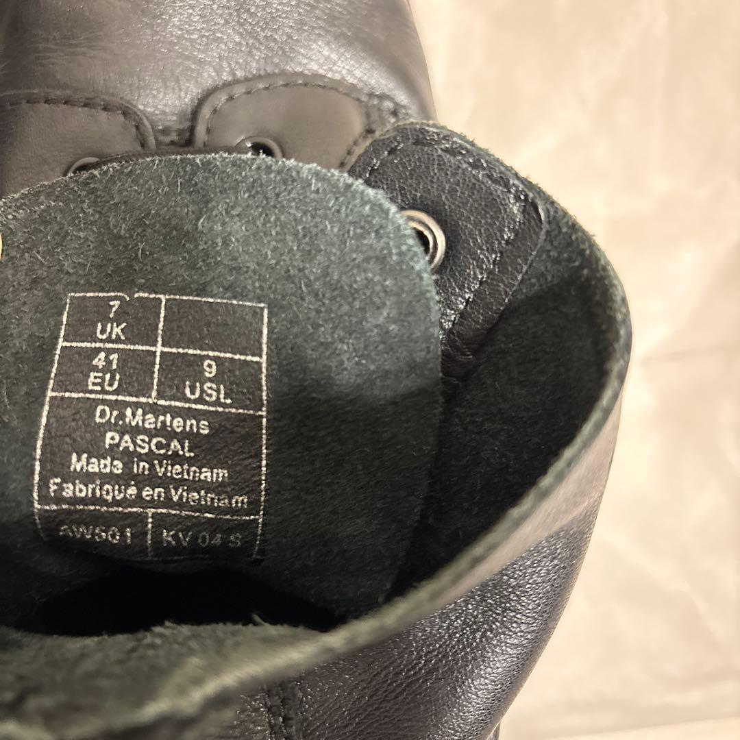 Dr.Martens ドクターマーチン 8ホール ブラック UK7 パスカル