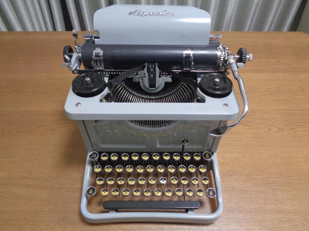 実働品　日本データマシン Aspeed 電報タイプライター　カナもじくん