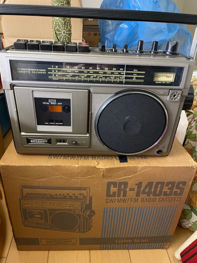 昭和家電 カセットレコーダー 美品 箱あり