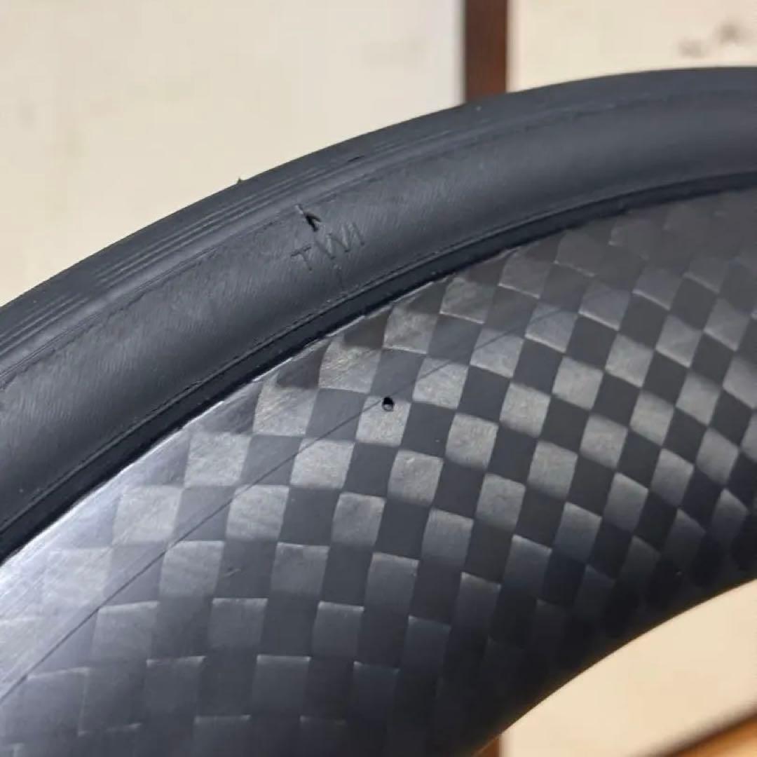 【美品】バトンホイール カーボン クリンチャー