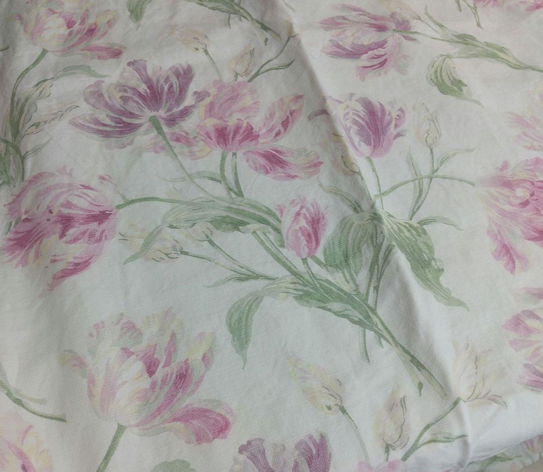 一枚ローラアシュレイゴスフォードシクラメン カーテン