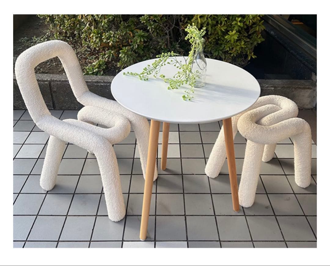 【新品未使用】ノーチェ スツール オブジェ ホワイト