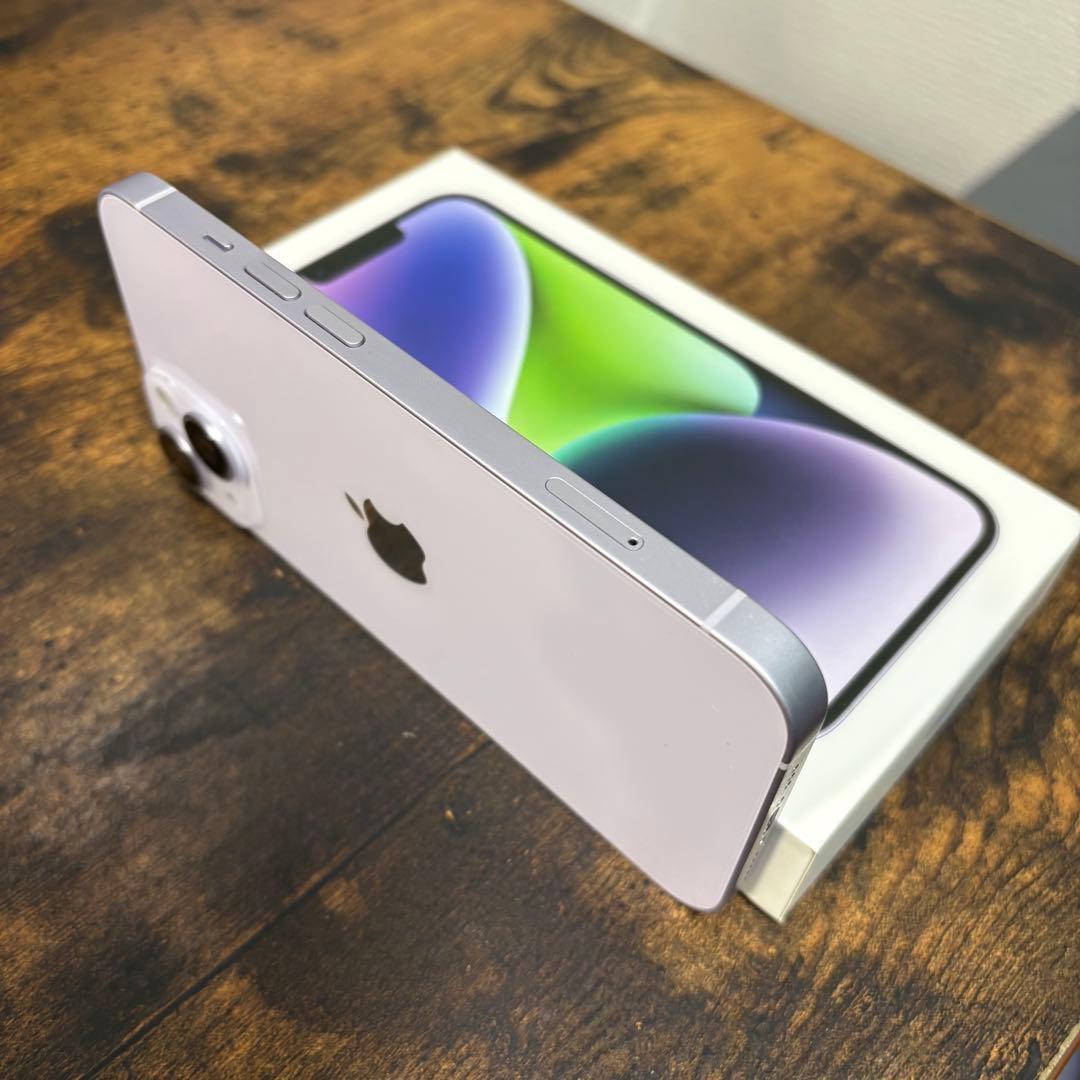 美品 iPhone14 256GB パープル Purple SIMフリー 本体