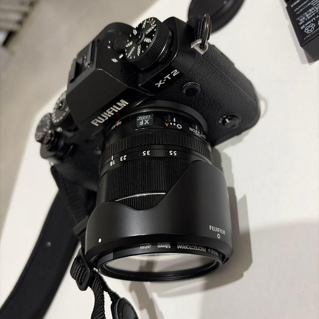 FUJIFILM X-T2 レンズキットブラック ミラーレスカメラ