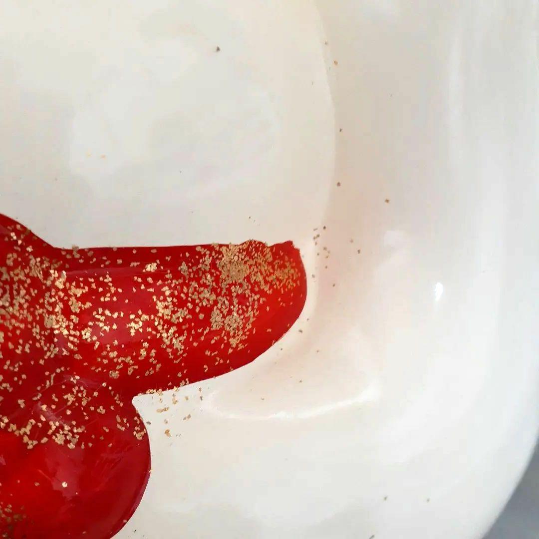 025 開運招猫 10号サイズ 高さ32cm 金運 置物 未使用 美品 元箱付