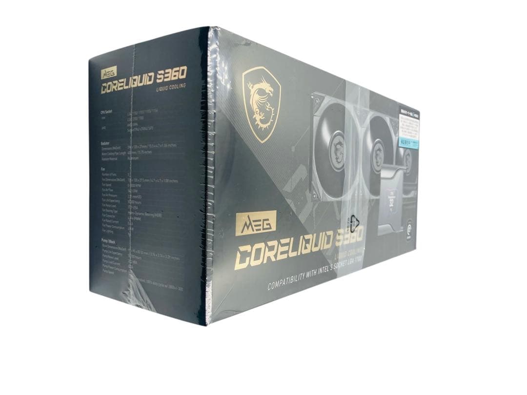 MSI MEG CORELIQUID S360 簡易水冷CPUクーラー