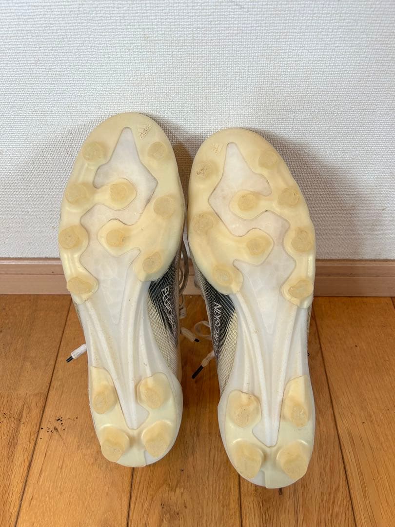 adidas Xゴーストスパイクシューズ ホワイト＋インソール