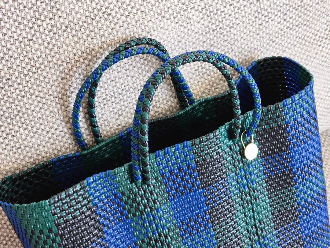 新品未使用・ レトラ メルカドバッグ 3COLORS CHECK