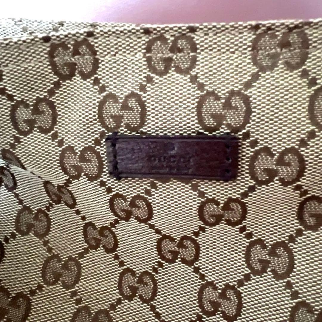 美品 GUCCIGGキャンバス シェリーライン 型番146309