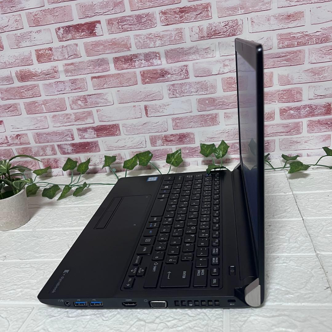 ★美品東芝パソコンSSD128GB メモリ16GB★R73/K ノートPC510