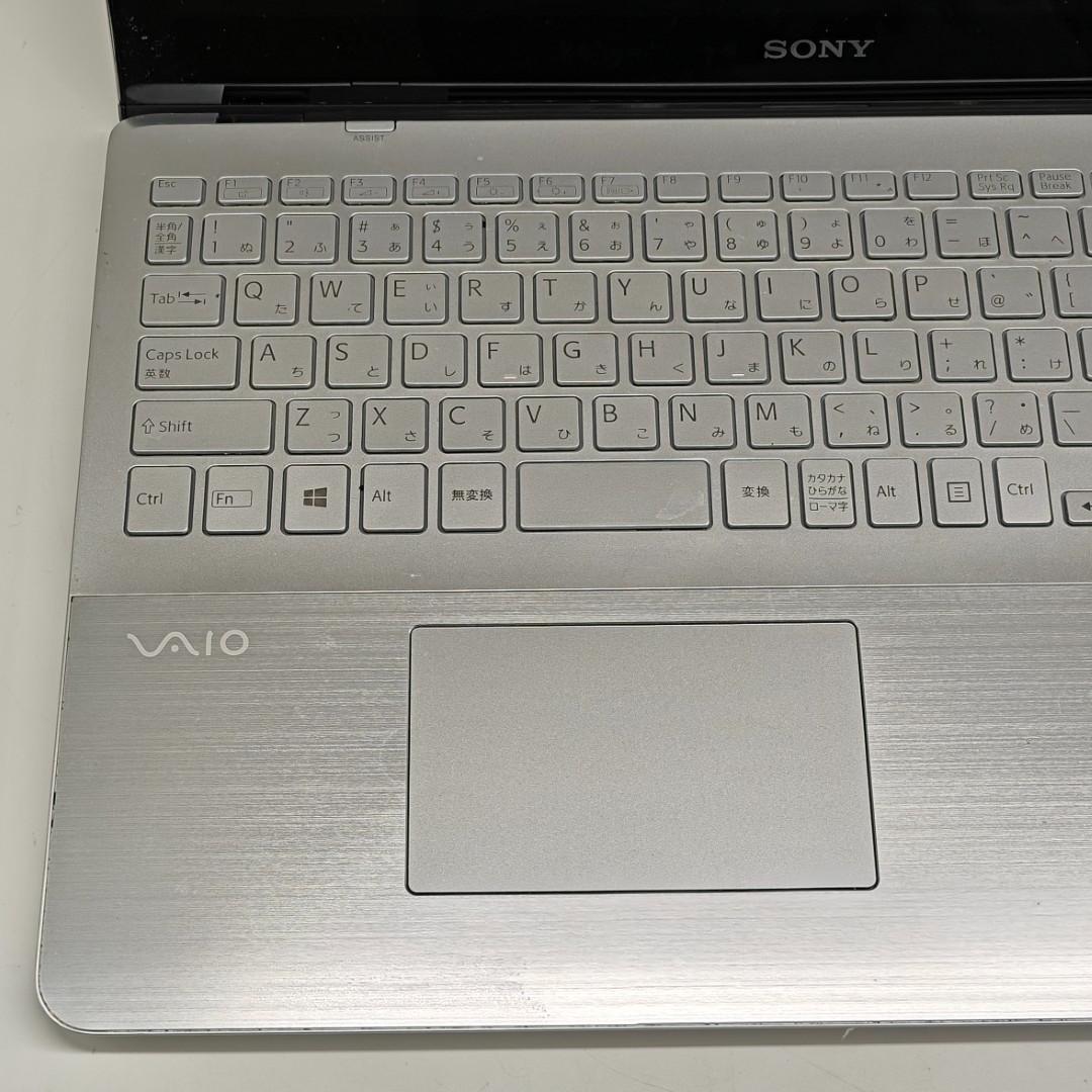 【VAIO】SVF 高性能i7 SSD256GB 8GB シルバー ノートPC