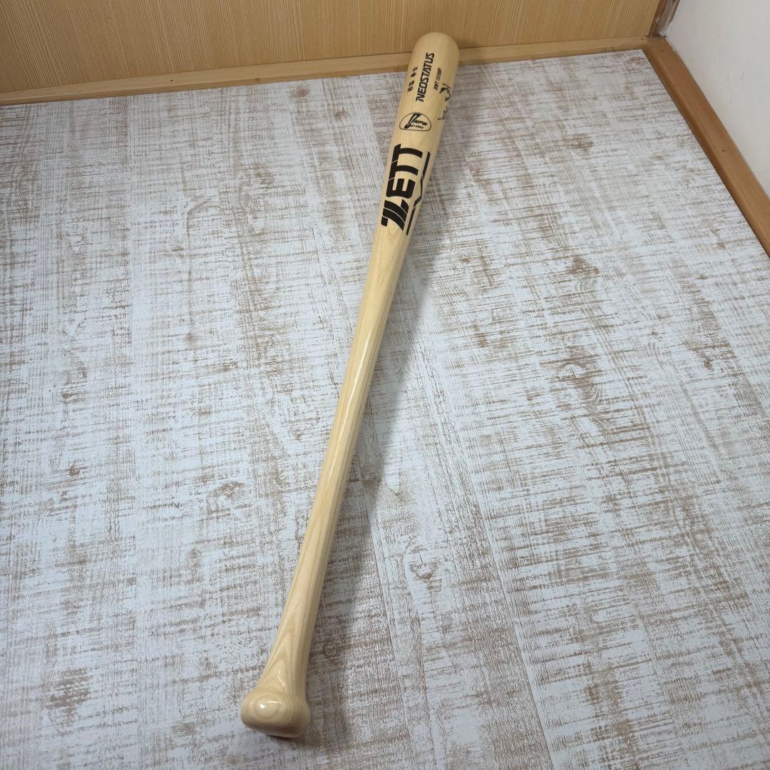 日本ハムファイターズ　杉谷拳士　硬式バット　ZETT プロ野球　サイン入り