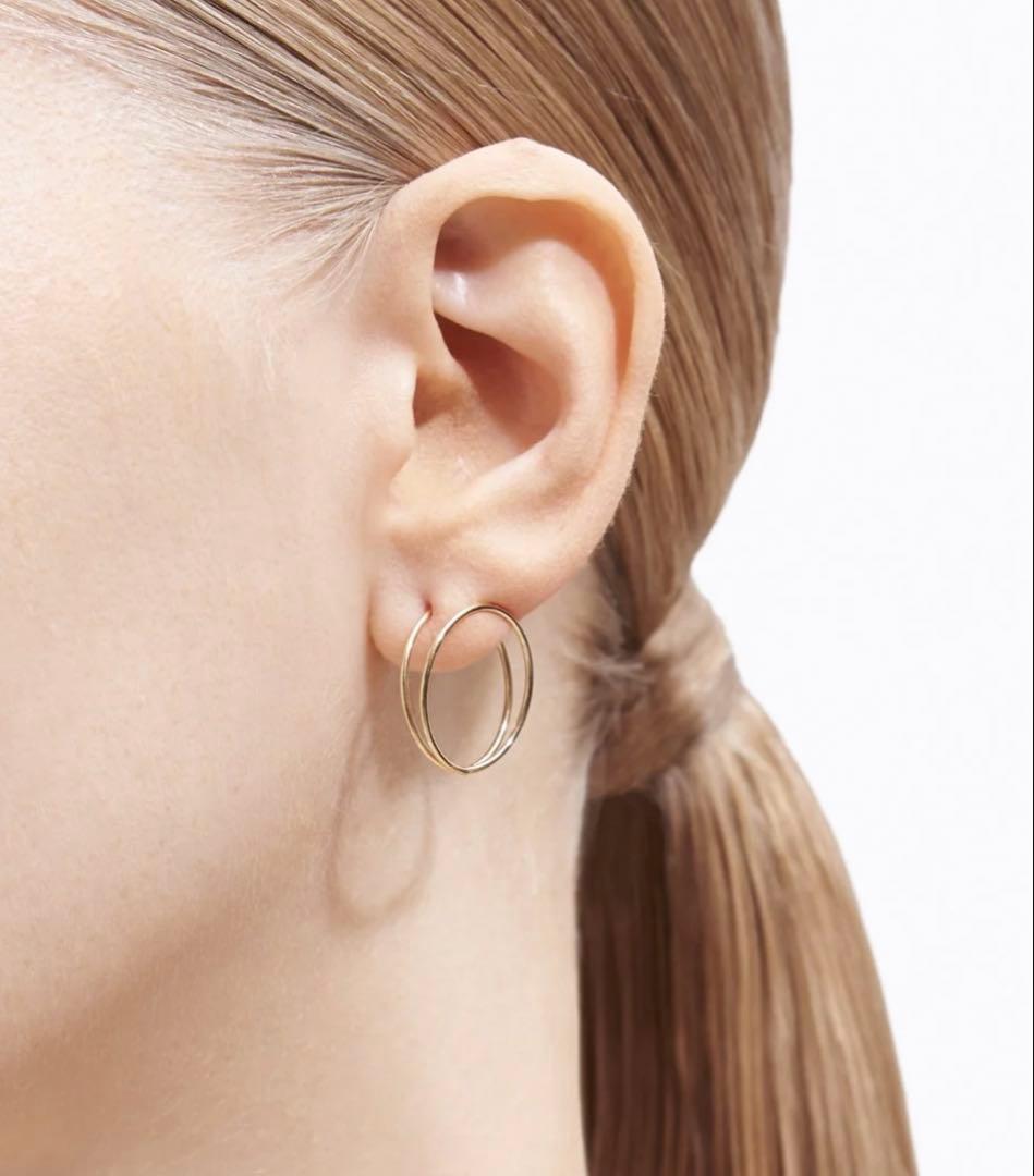 【値下げ中】shihara double hoop pierce (10)