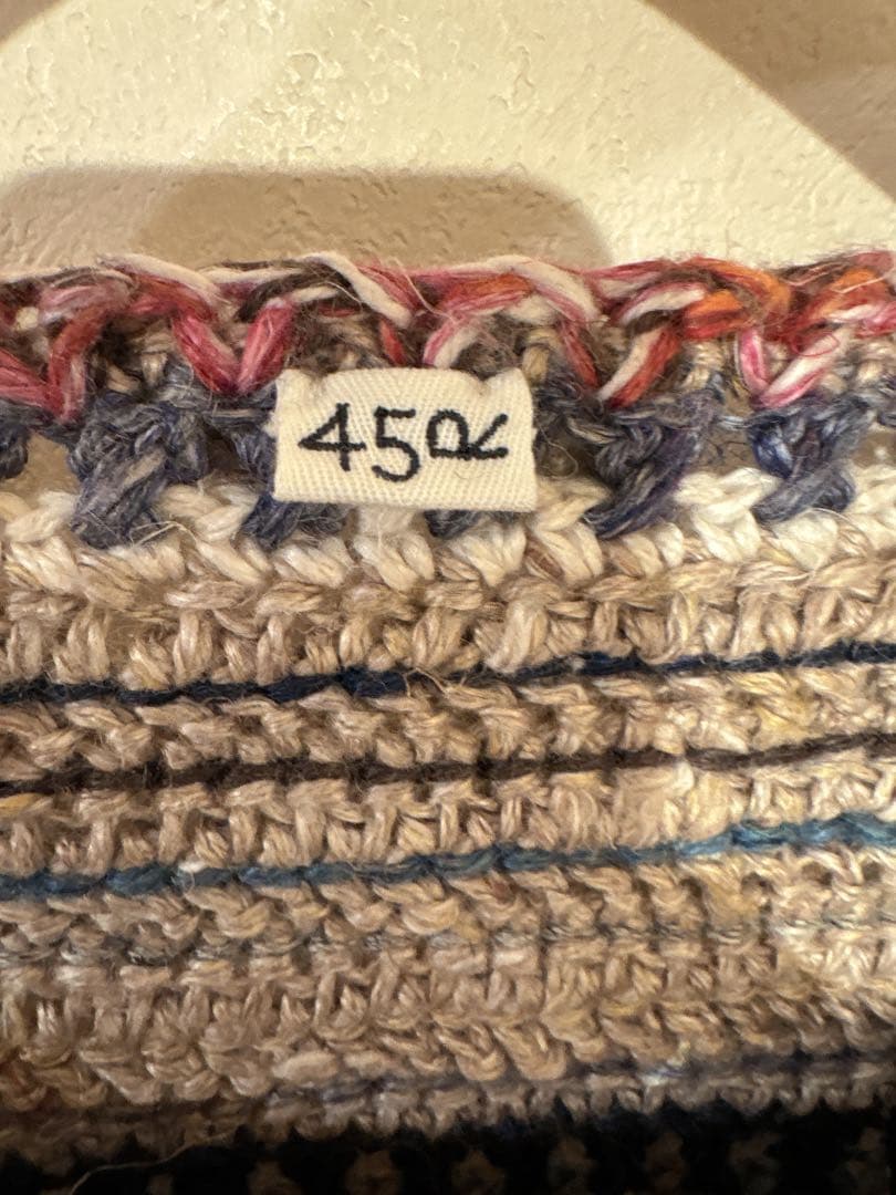 45R 2026春　ラグ編みリネンのボレロ　サイズ2