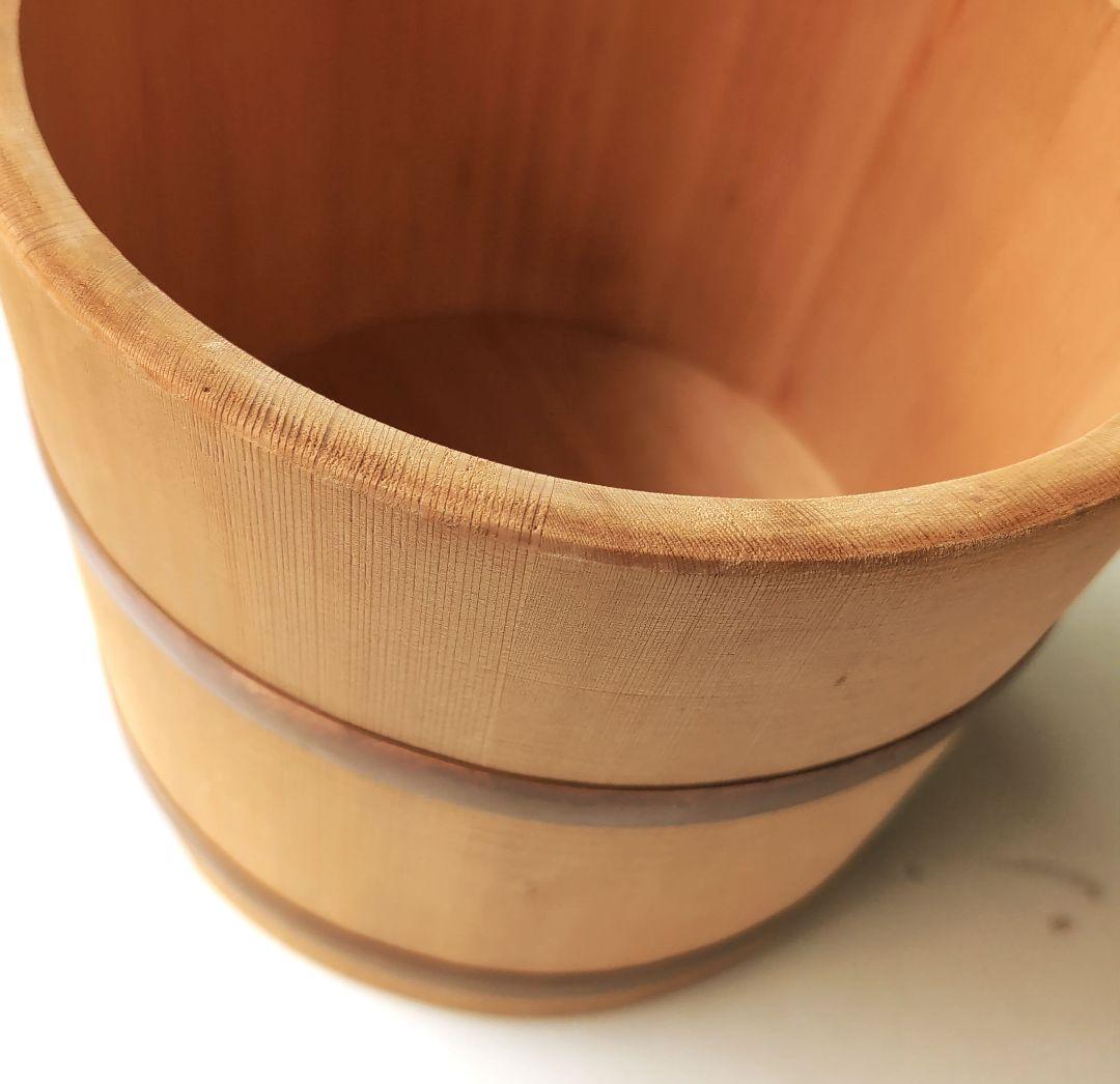 深川・川又　江戸おひつ　八寸約7合　5から6人用　木製 　白ごはんがよりおいしい