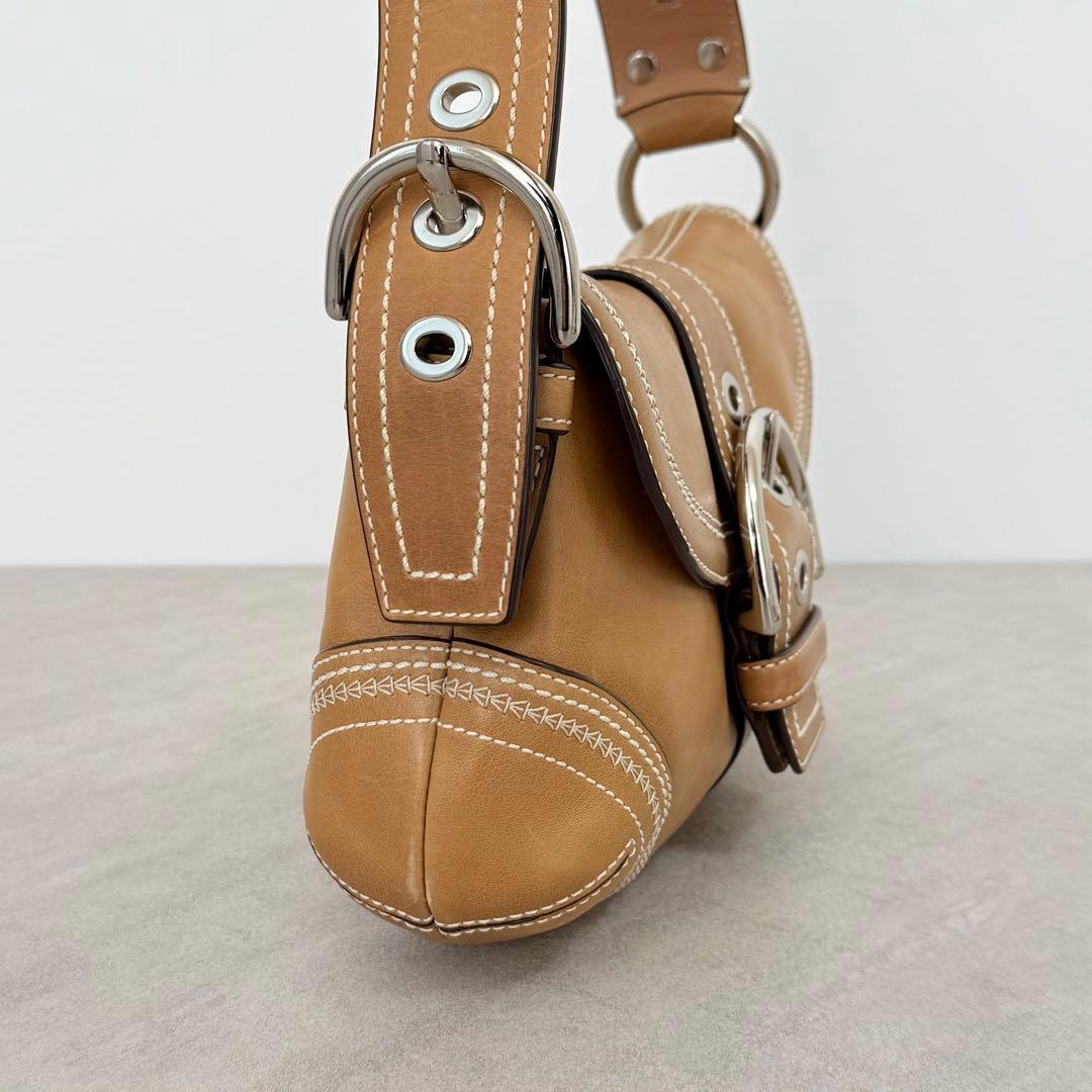 バッグ Coach Small Flap Leather Soho Shoulder