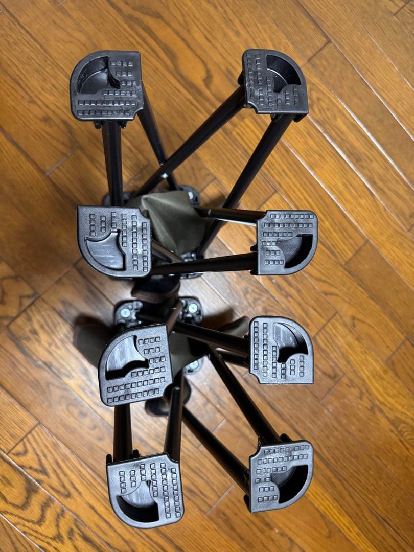 専用 ニトリ バタフライチェア ワイド ブラウン 2脚 オットマン2脚セット