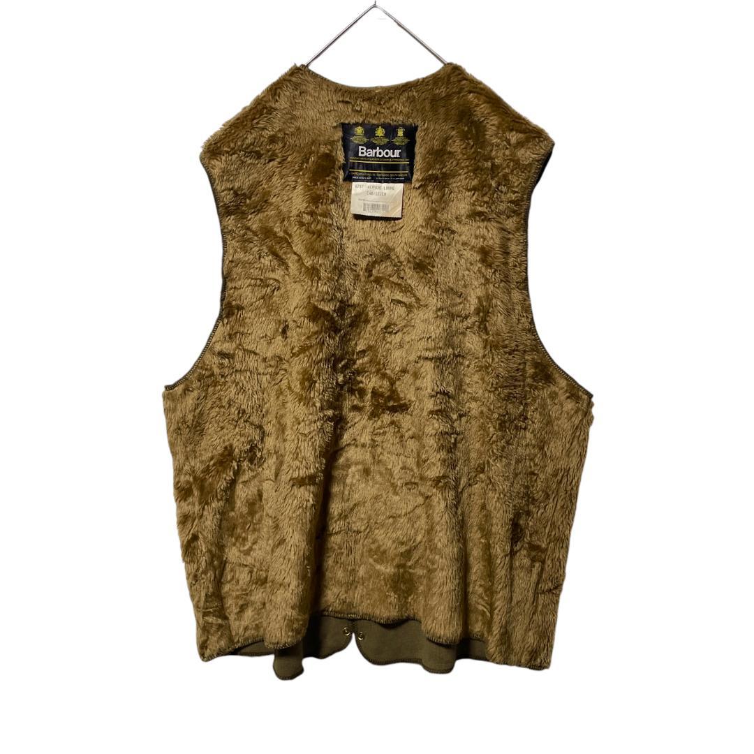 Barbour バブアー ボアライナーベスト メンズ 48 ※XL相当 茶色