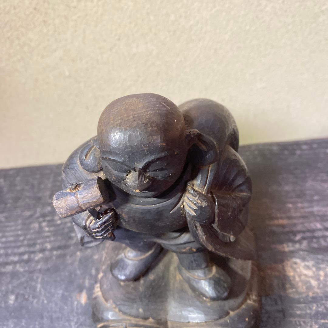 隠れキリシタン大黒天木彫