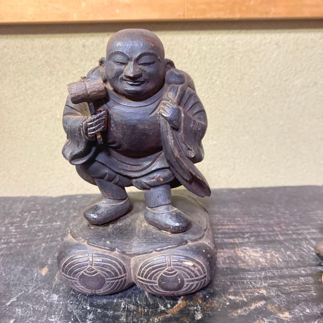 隠れキリシタン大黒天木彫