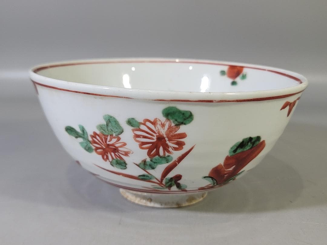 茶道具 永楽善五郎 造 呉須赤絵 菓子鉢 DT772