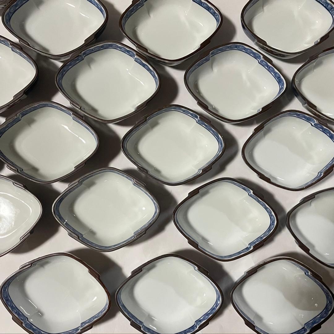 陶磁器　花柄　小鉢　和え物皿　酢の物皿　30個