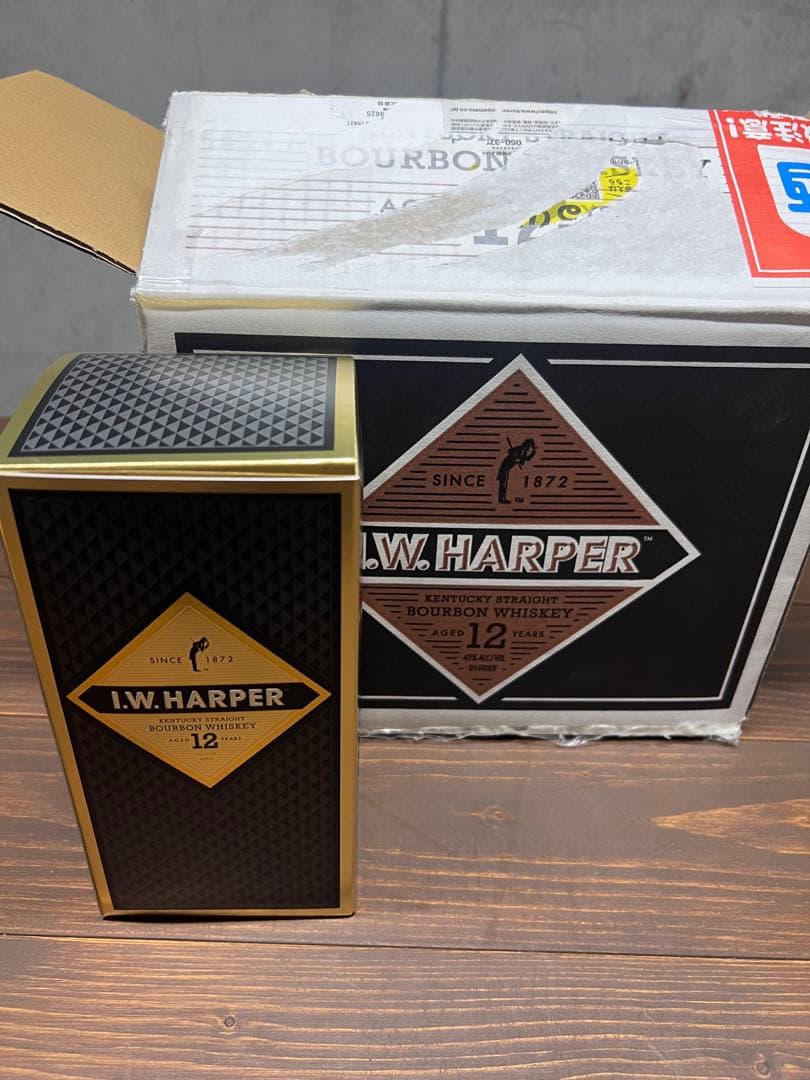 r*2様 IWハーパー12年 バーボンウイスキー 750ml 6本セット