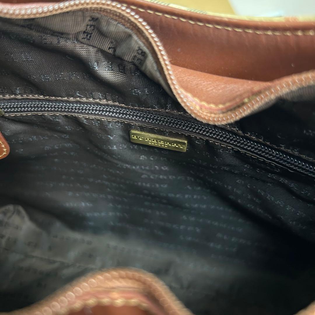 美品　バーバリー　ワンショルダーバッグ　ノバチェック　シャドーホース　肩掛け◎