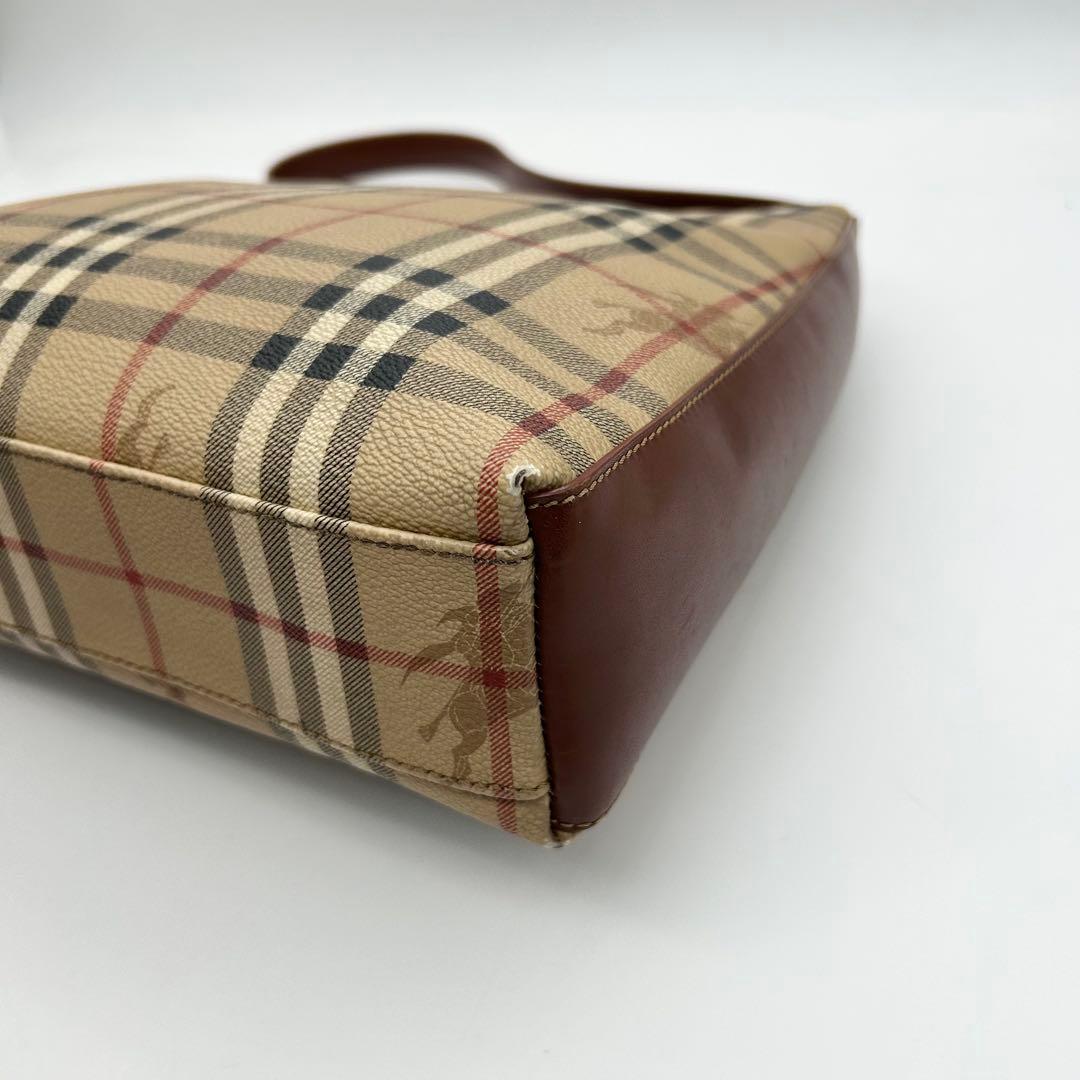 美品　バーバリー　ワンショルダーバッグ　ノバチェック　シャドーホース　肩掛け◎