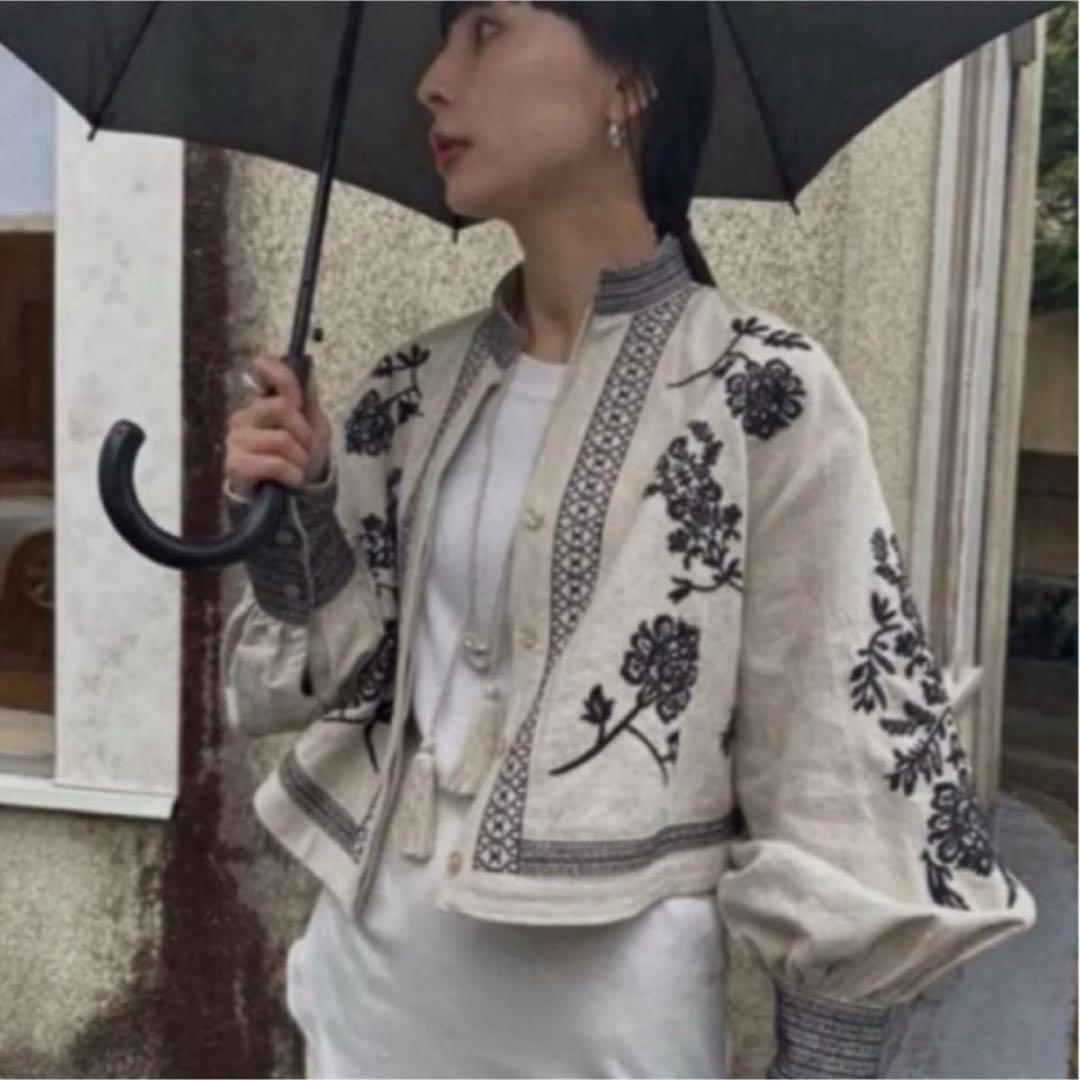 ⭐︎値下げ不可 アメリヴィンテージ FLOWER EMBROIDERY SHIRT