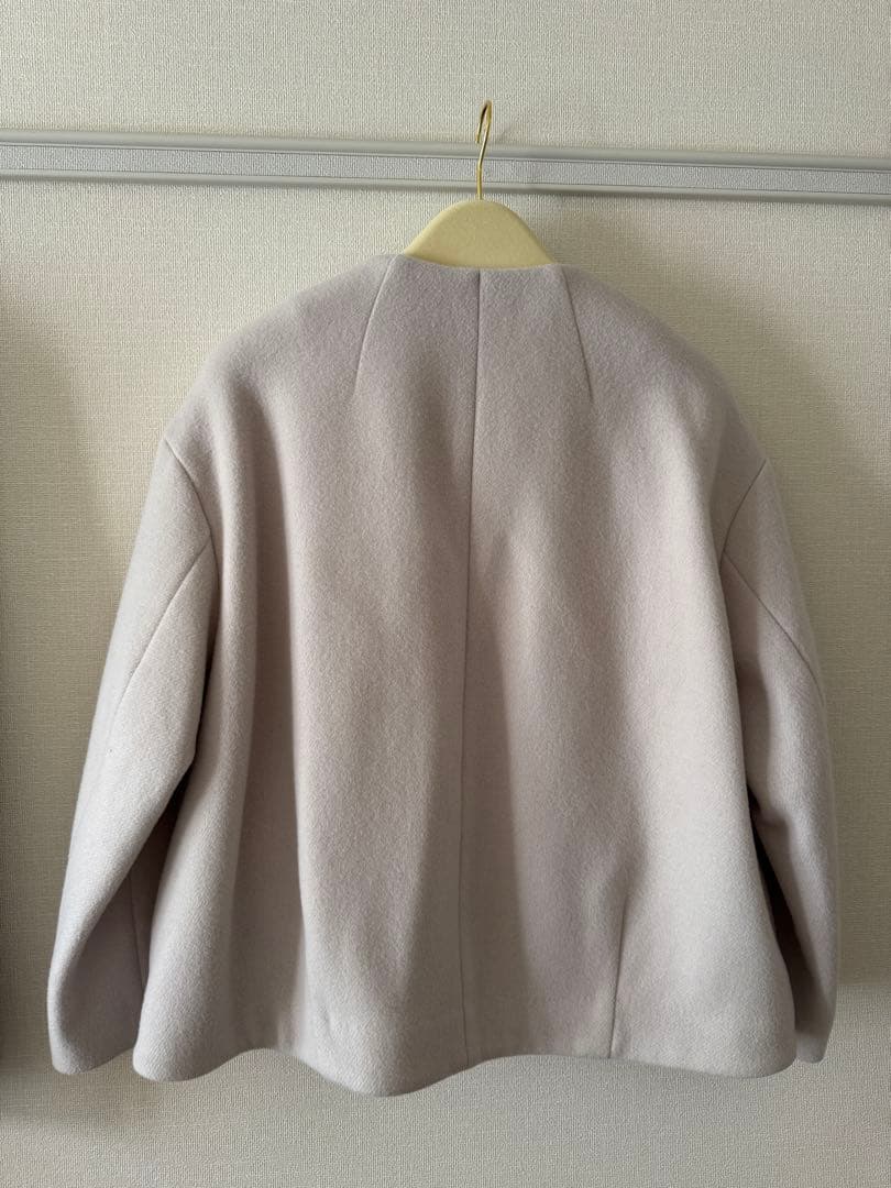 20日まで【美品】アプワイザーリッシェ　2WAYポケファーノーカラーコート