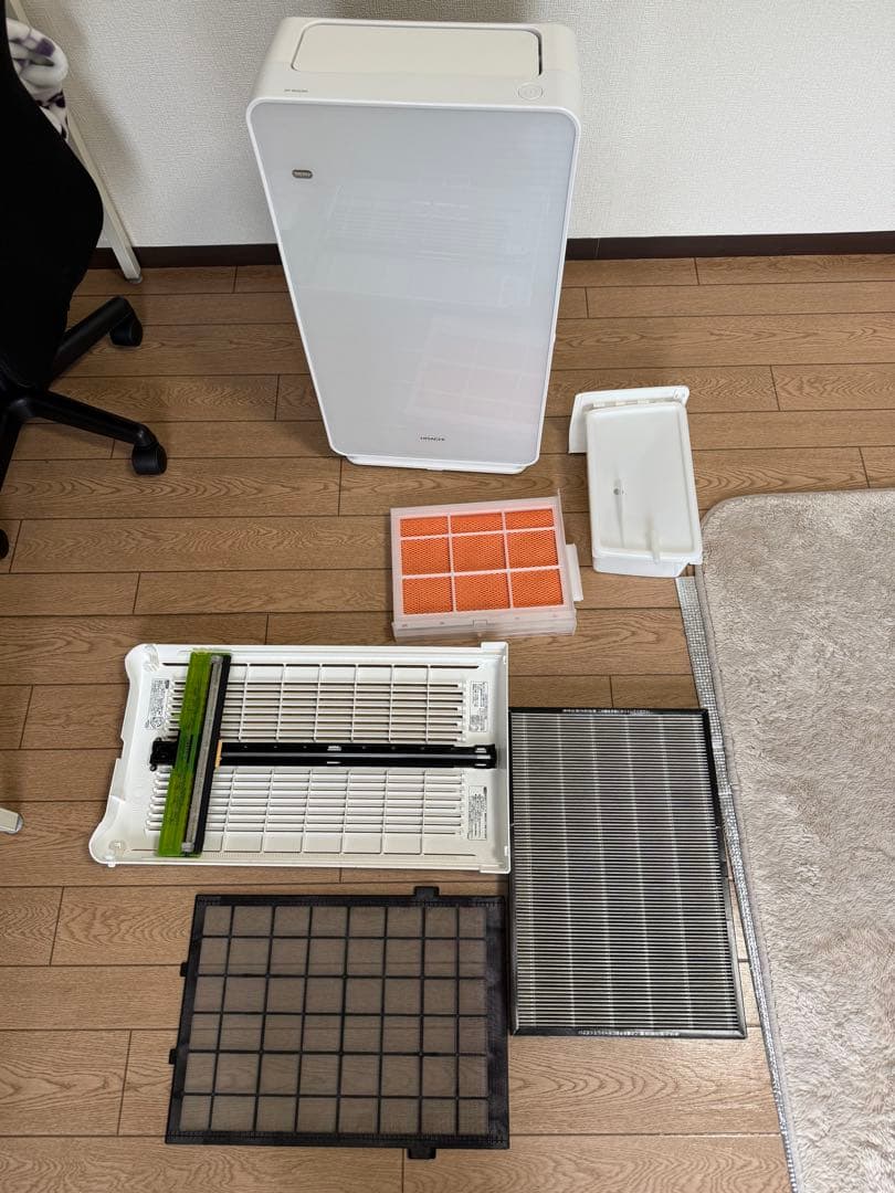 HITACHI 2021年製　加湿空気清浄機　EP-NVG90