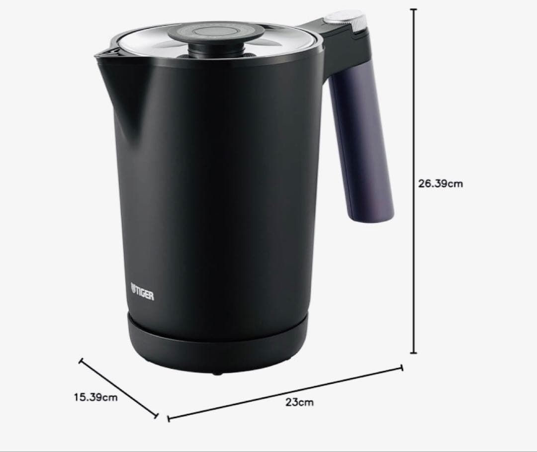 【新品】Tiger 電気ケトル PTQ-A100 オニキスブラック