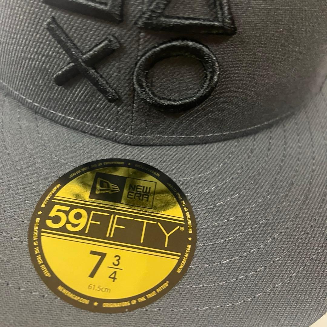 59FIFTY PlayStation ロゴ ダークグラファイト7 3/4