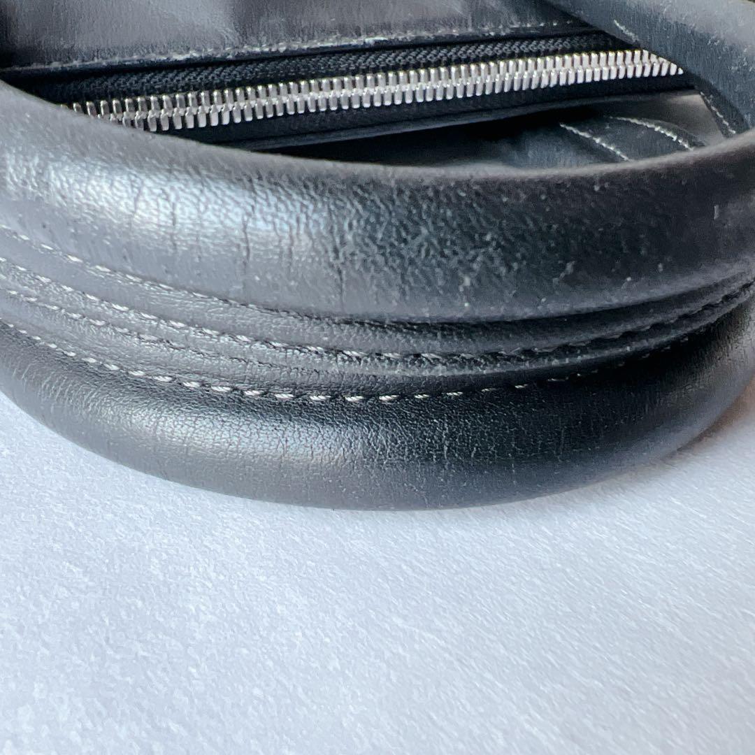 美品✨PORTER オールレザー　ビジネスバッグ　A4収納　ブリーフケース　黒