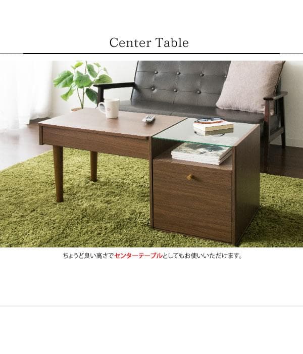 ドレッサー ローデスクタイプ 収納付 おしゃれ 北欧テイスト ホワイト