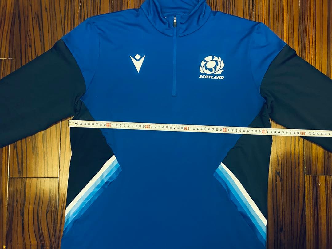 マクロン　ラグビー　スコットランド代表　ウォームアップジャケット　L
