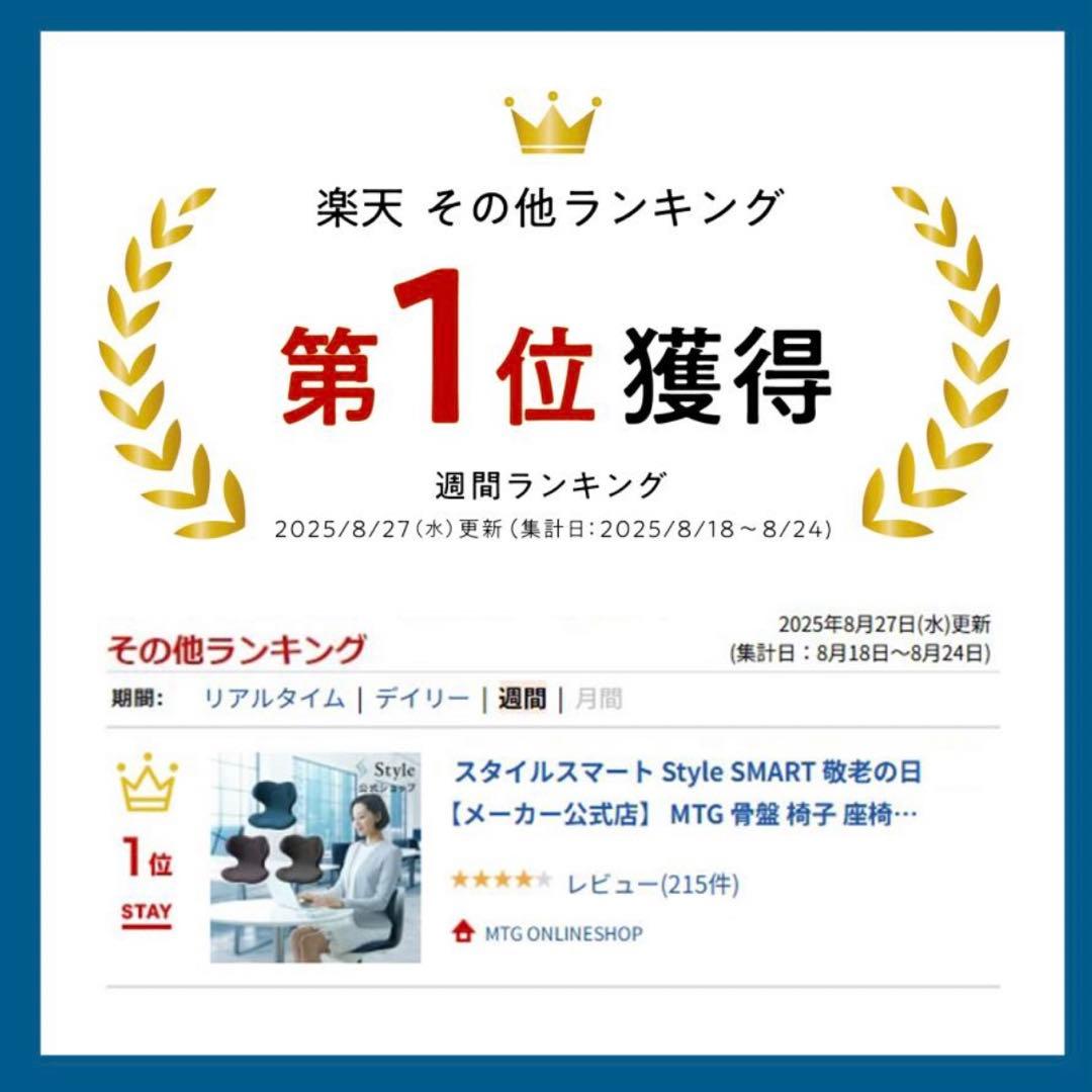 MTG Style SMART ♡ 骨盤サポートチェア