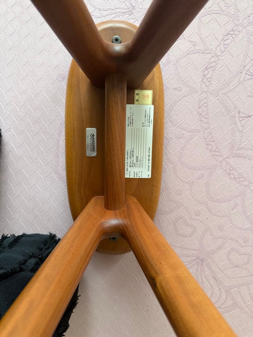 超美品！ナガノインテリア スツール 木製 コッペスツール キッチンスツール