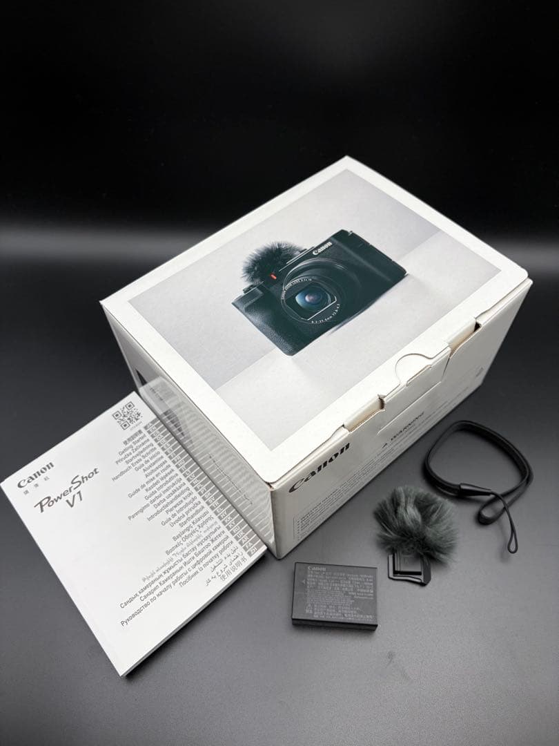 【美品・室内使用のみ】Canon PowerShot V1 付属品完備