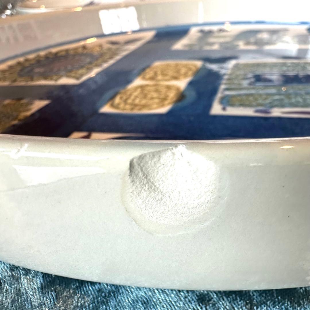 難あり！北欧ヴィンテージロイヤルコペンハーゲンテネラ丸皿 32cm
