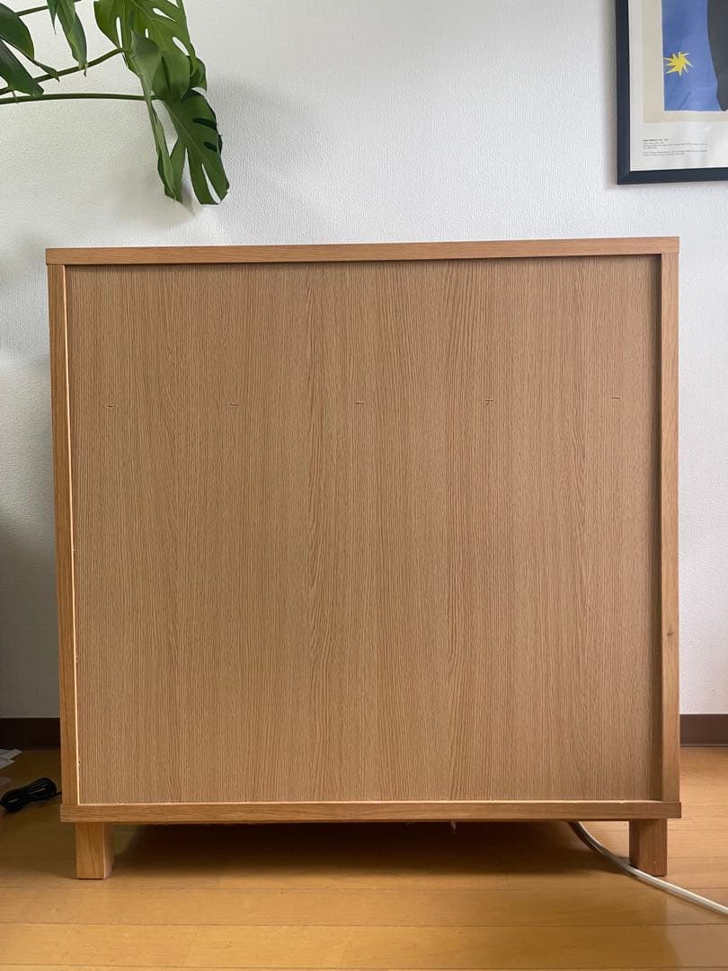 無印　チェスト　オーク材