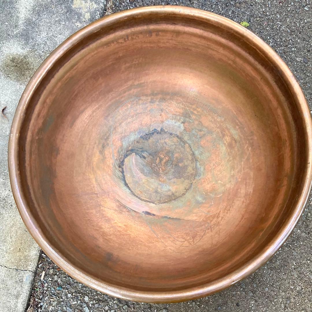 ★⭐︎業務用銅鍋 直径66cm 坊主鍋 ボーズ鍋 昭和レトロ③
