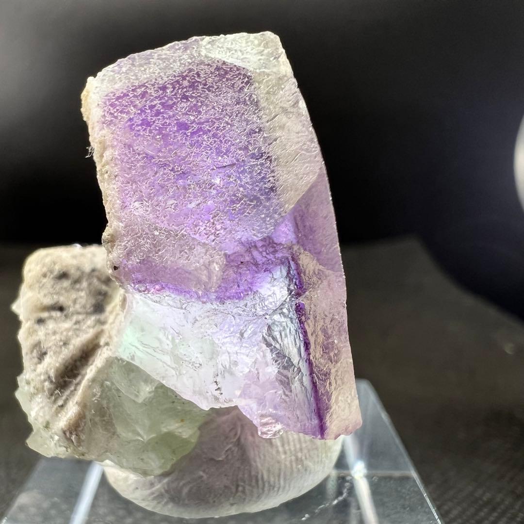 可愛い‼︎ ヤオガンシャン　パープルグラデーションフローライト　可愛い‼︎（2回目）
