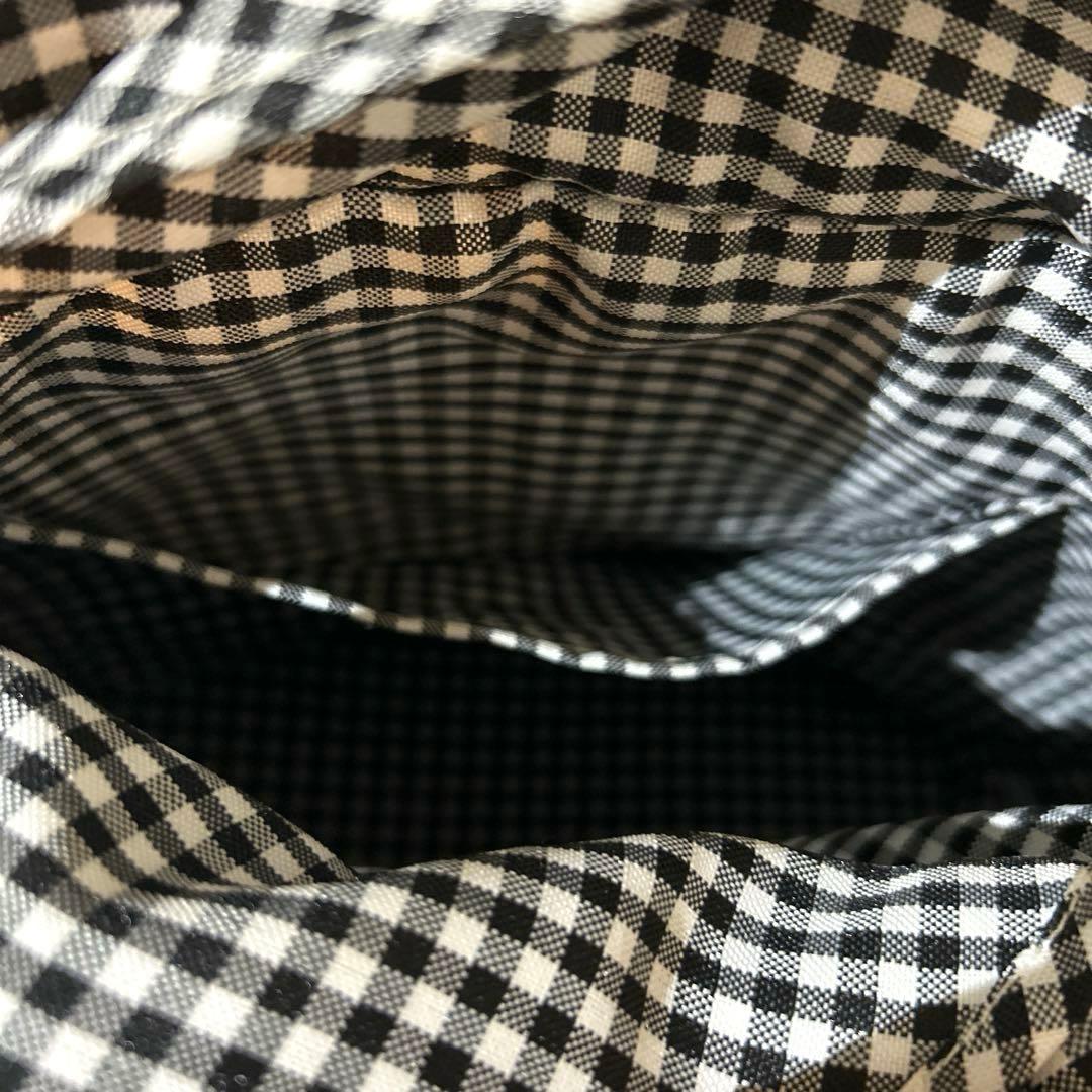 極美品✨ビームスボーイ ミッキーマウス かご トートバッグ ギンガムチェック