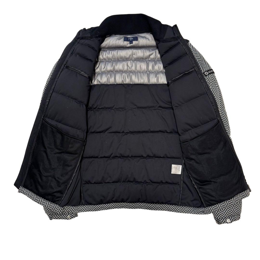 美品　Callaway 2WAYダウンジャケットゴルフウェアダウンジャケットXL