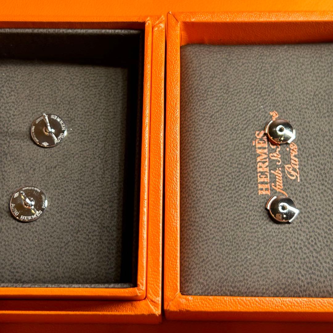 エルメスピアス ガンバード　セリエピアス　ホワイトゴールド(K18)ダイヤモンド